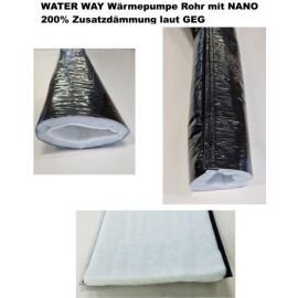 WATER WAY Wärmepumpe Rohr mit NANO - 200% Zusatzdämmung laut GEG