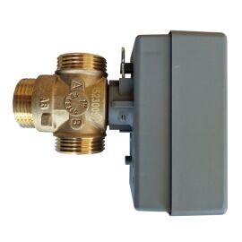 3-Wege-Elektro-Umschaltventil Typ EMV 110...89i0 (ähnlich Kugelhahn)