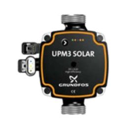 Zweistrang Solarstation 2-12 l/min mit Grundfos UPM3 SOLAR 25-75, Komplettset
